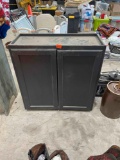 Black cabinets