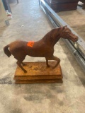 Metal horse decor