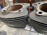 Wall cross and cylinder from a Harley Davidson