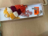 Earrings and decorative pins
