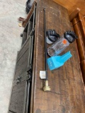 TCB walking cane and drink containers