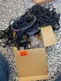Bungee ropes and door handle