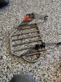 Motorcycle luggage rack