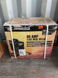 90 Amp flux wire welder in box