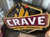 Crave light up sign