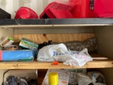 Misc items on shelf