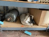 Motor and misc items on shelf
