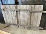 Wooden gate