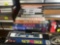 various VHS tapes and storage drawers