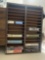 various VHS tapes and VHS shelve