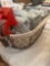 basket of Scotch tape and packing tape