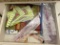 travel guide books; Neosporin; lidocaine patches; misc
