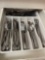 silverware; knives; forks; spoons