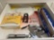 parchment paper; chip clips; salt & pepper grinders
