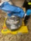 Glad trash bags; butane fuel; duct tape; tape measure