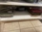 wire racks; muffin tins; cookie sheets; misc