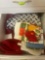 kitchen towels; aprons
