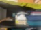 Pyrex serving dishes; Tupperware; blender; misc