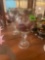 vintage glass candle holder