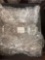 3 crystal glass knife rests