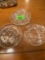 crystal glass coasters