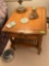 wooden side table