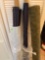 Three rolls of fabric
