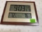 Clock and thermometer
