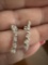 earrings and pendant