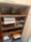 wood shelves not the contents
