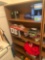 wood shelves not the contents