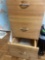 wooden filing cabinet