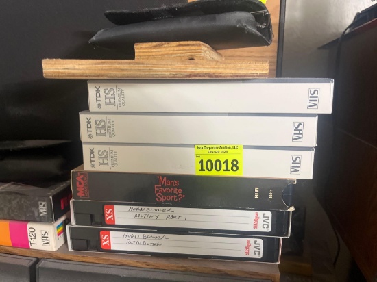 various VHS tapes