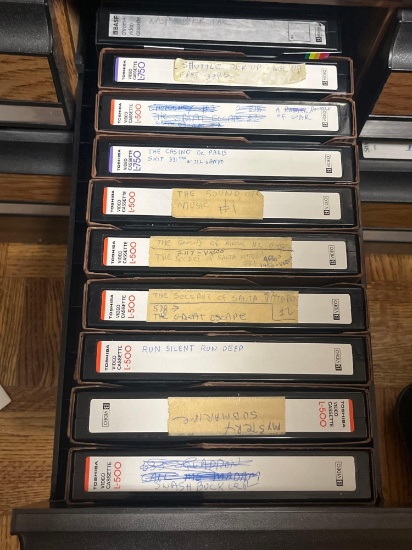 various video cassettes