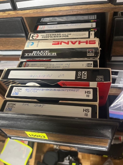 various VHS movies