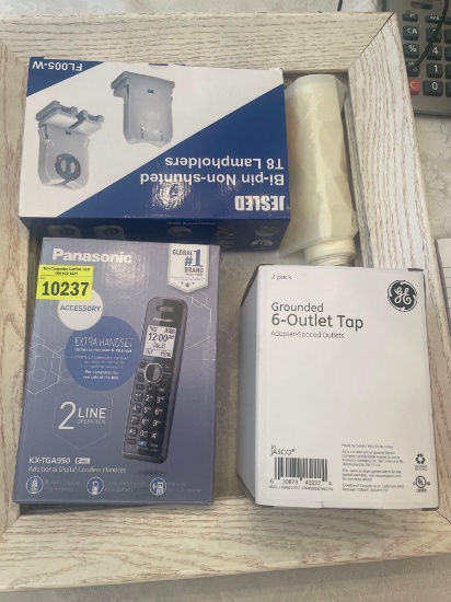 picture frame; homephone; outlet; lamp holders