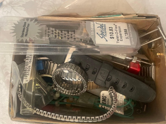 watch bands; watch parts; watch tools; misc