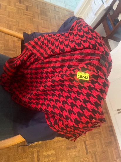rain jacket; shawl