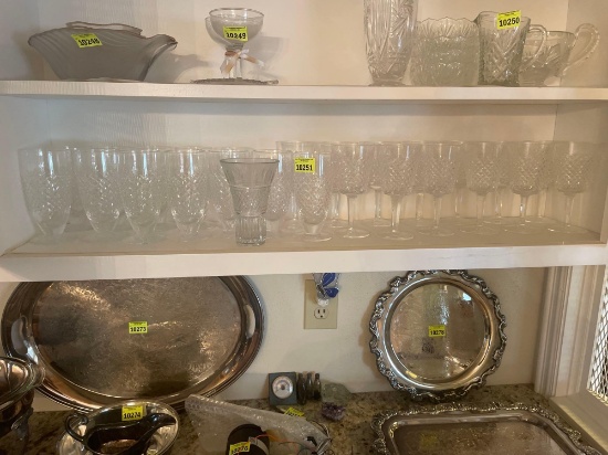crystal glass drinking glasses