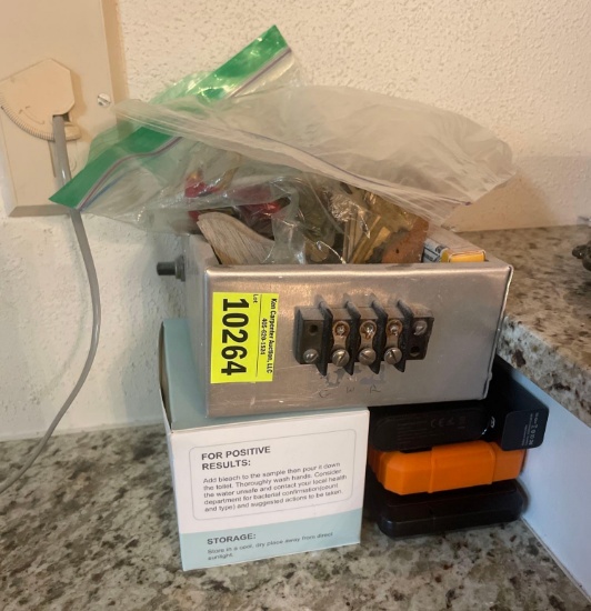 bacteria tests for water; portable chargers; wireless meat thermometer; misc