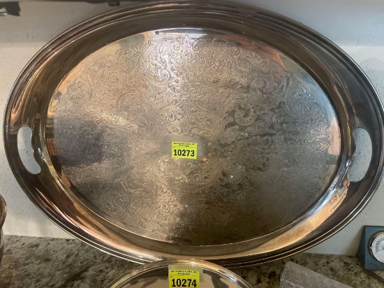 silver tray