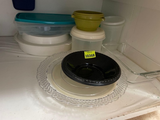 Tupperware; plastic dishes