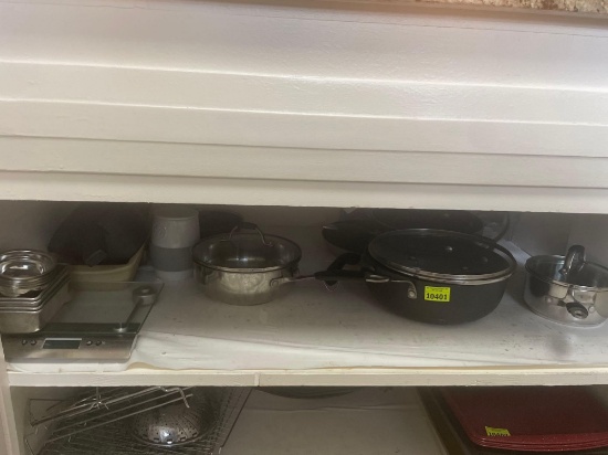 pots and pans; food scale; misc