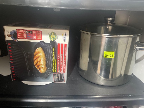 stock pot; Salton grill