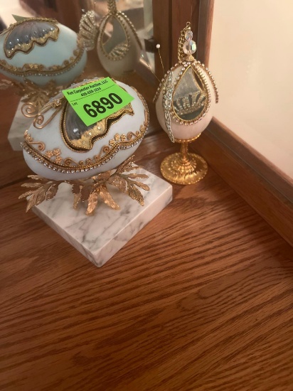 vintage victorian diorama eggs