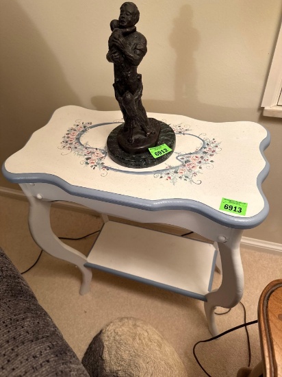 wooden side table