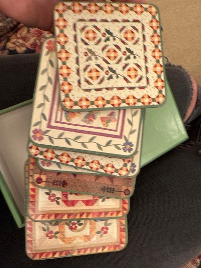 quilter drink coasters