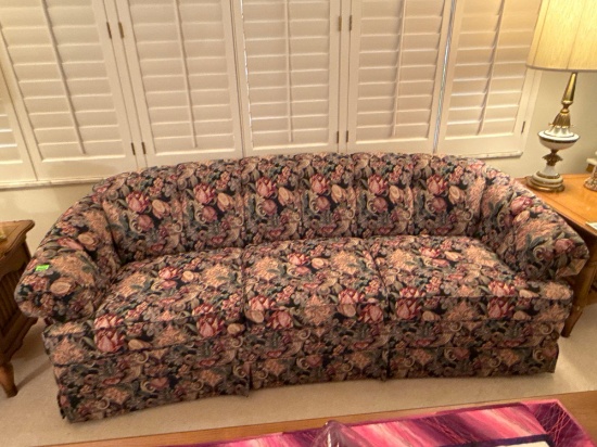floral lounging couch