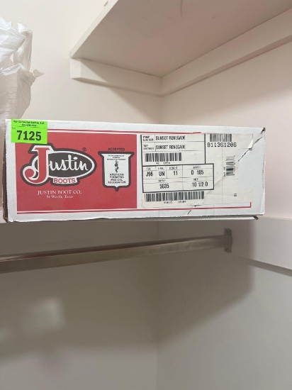 Justin boots size 10 1/2