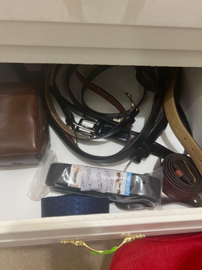 belts and toiletry